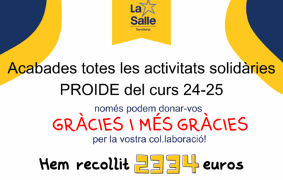 Final de curs solidari a La Salle Torreforta!
