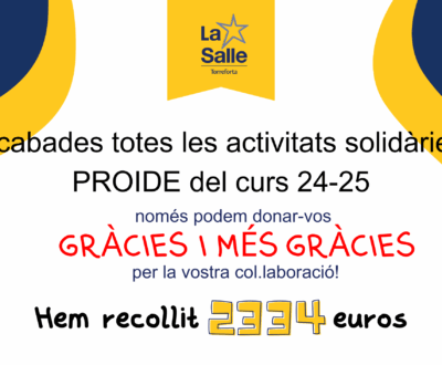 Final de curs solidari a La Salle Torreforta!